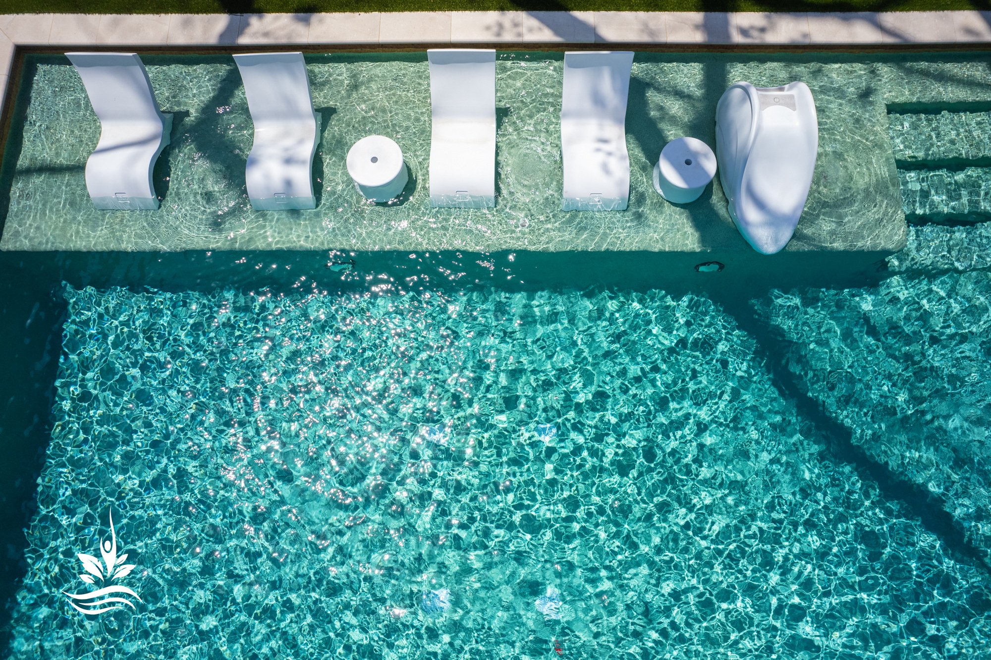 Luxe swimming pool design in Dallas TX