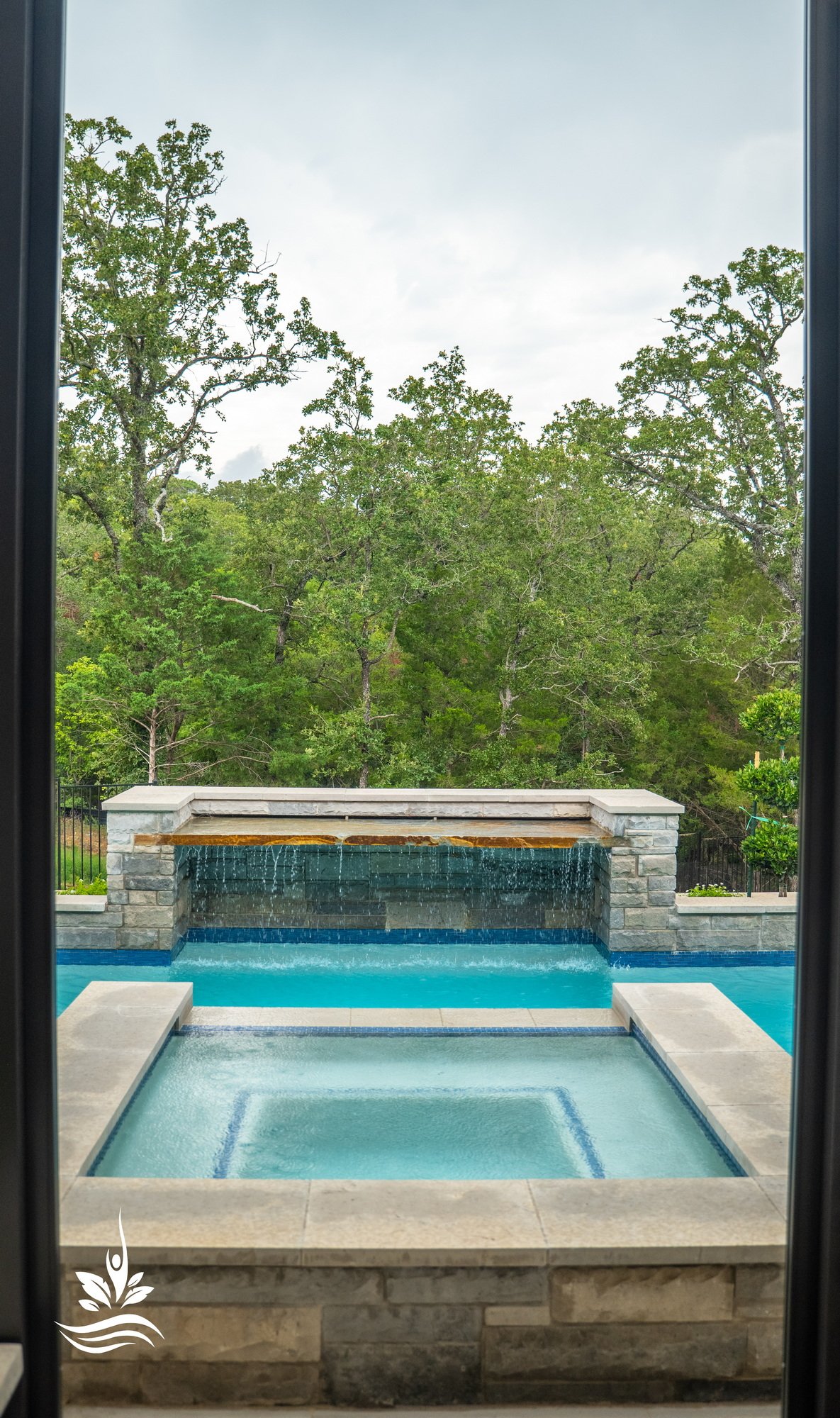 Swimming pool and spa overlook