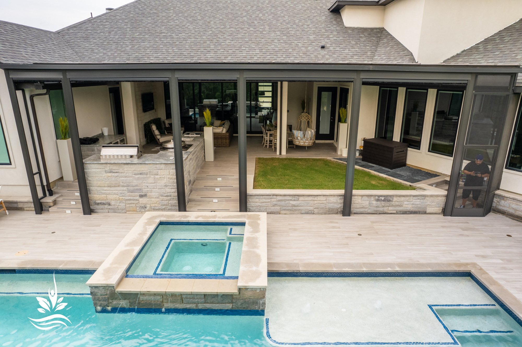 Complete custom outdoor pool design