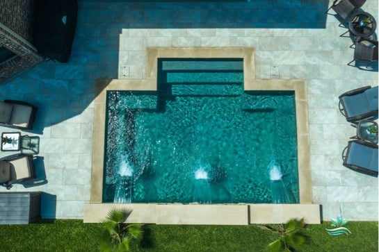 Straight-Line Pool Designs
